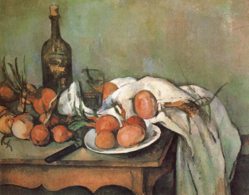 Paul Cezanne Still Life with Onions China oil painting art